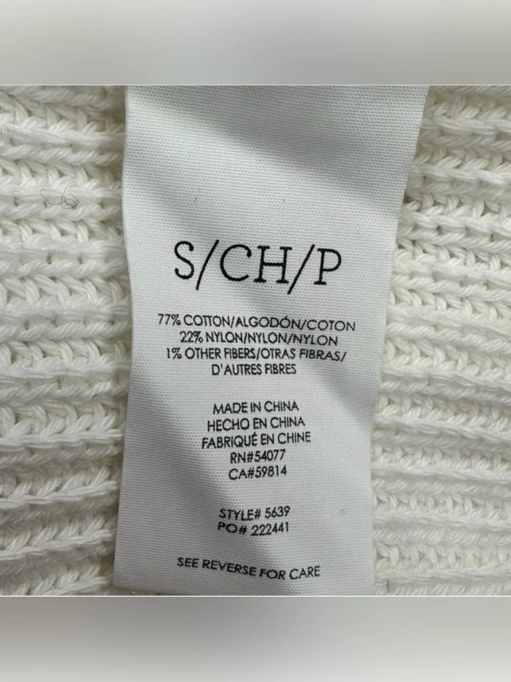 🇺🇸 NWOT CAbi Ace Pullover V-neck Sweater Red, White & Blue Size Small - Picture 5 of 7